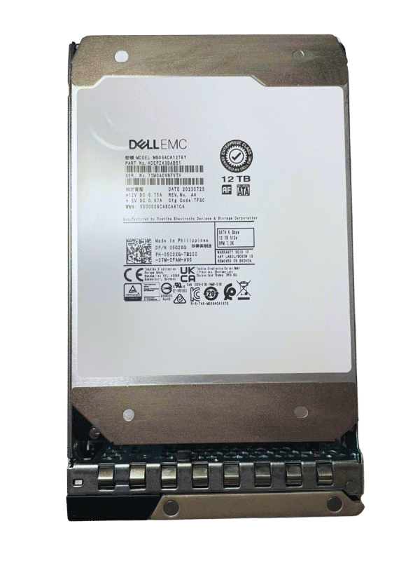 Dell 12TB 7.2K RPM SATA 6Gbps 512e 3.5" Pieza De Dell 401-ABHY