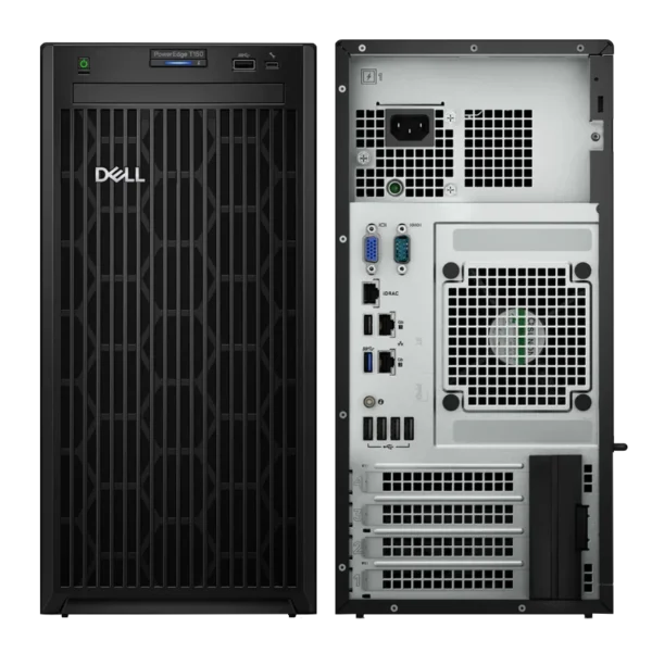 🚀 Servidor Dell PowerEdge T150 XEON 2334 RAM 16Gb 2 Discos Duros 2Tb + SSD 480Gb Seguridad en tu Empresa